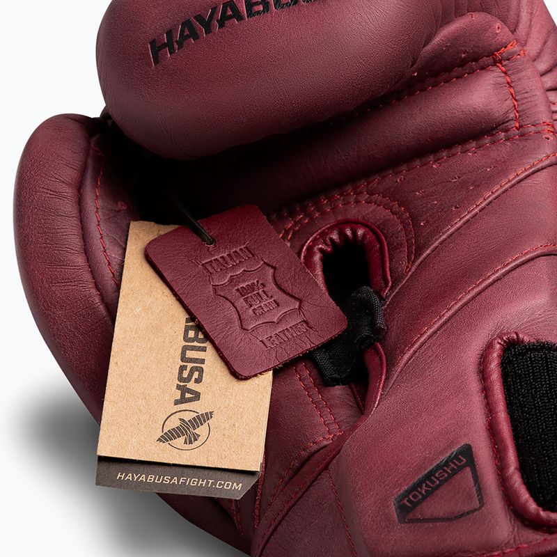 Guanti da boxe Hayabusa T3 LX cremisi 7