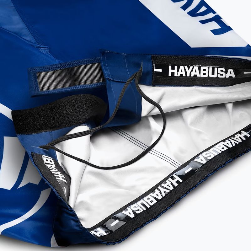 Pantaloncini da allenamento Hayabusa Icon Fight blu/bianco 6