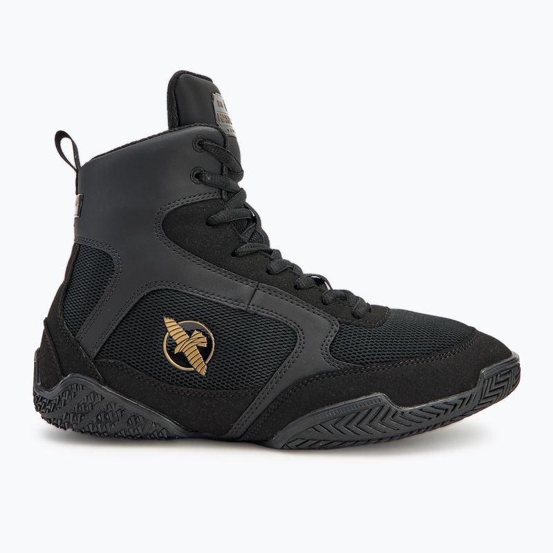 Scarpe da boxe Hayabusa Pro Boxing uomo nero 2