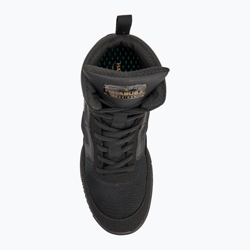Scarpe da boxe Hayabusa Pro Boxing uomo nero 5