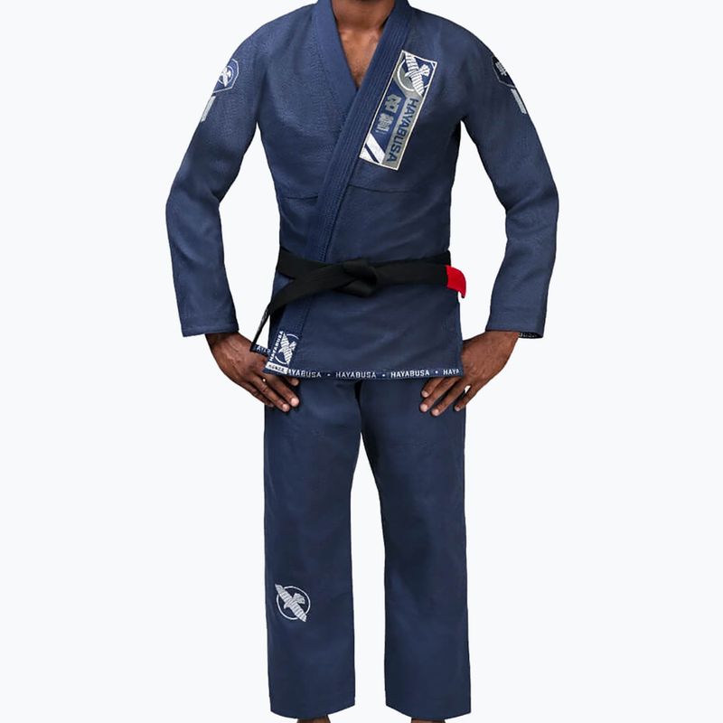 GI per il jiu-jitsu brasiliano Hayabusa Ascend Lightweight navy 2