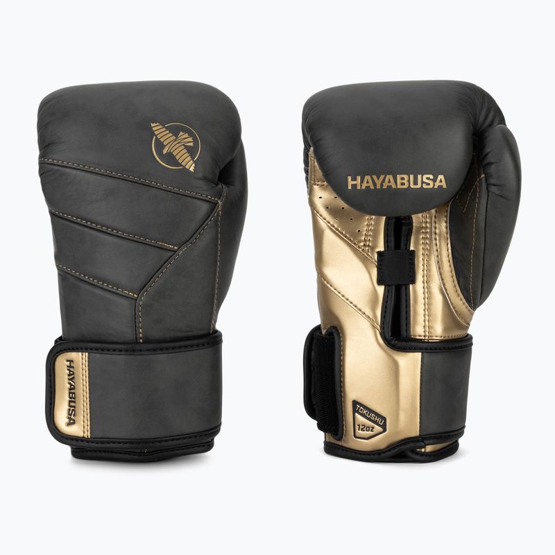 Guantoni da boxe Hayabusa T3 LX Vintage nero/oro