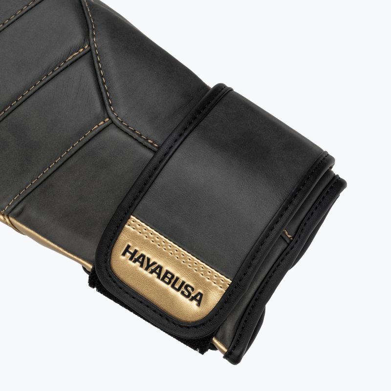 Guantoni da boxe Hayabusa T3 LX Vintage nero/oro 6