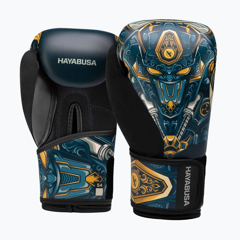 Guantoni da boxe Hayabusa Hayabusa S4 Youth Epic robot blu