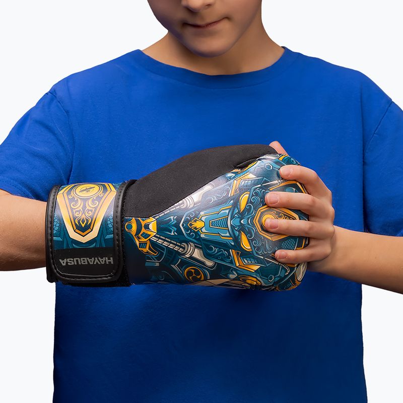 Guantoni da boxe Hayabusa Hayabusa S4 Youth Epic robot blu 8