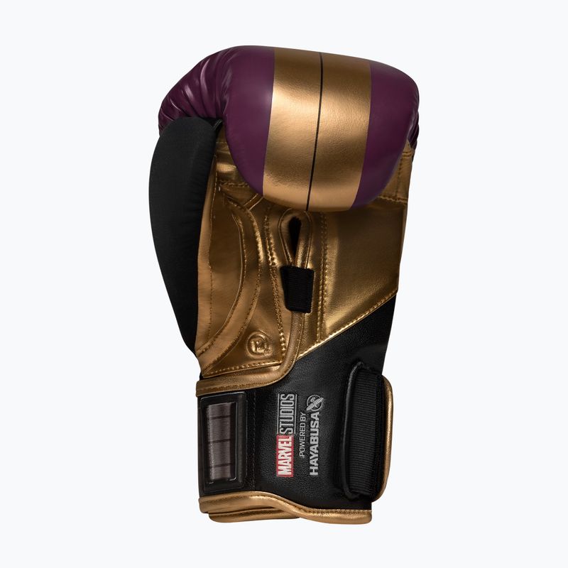 Guantoni da boxe Hayabusa Marvel's Batroc viola/oro 4
