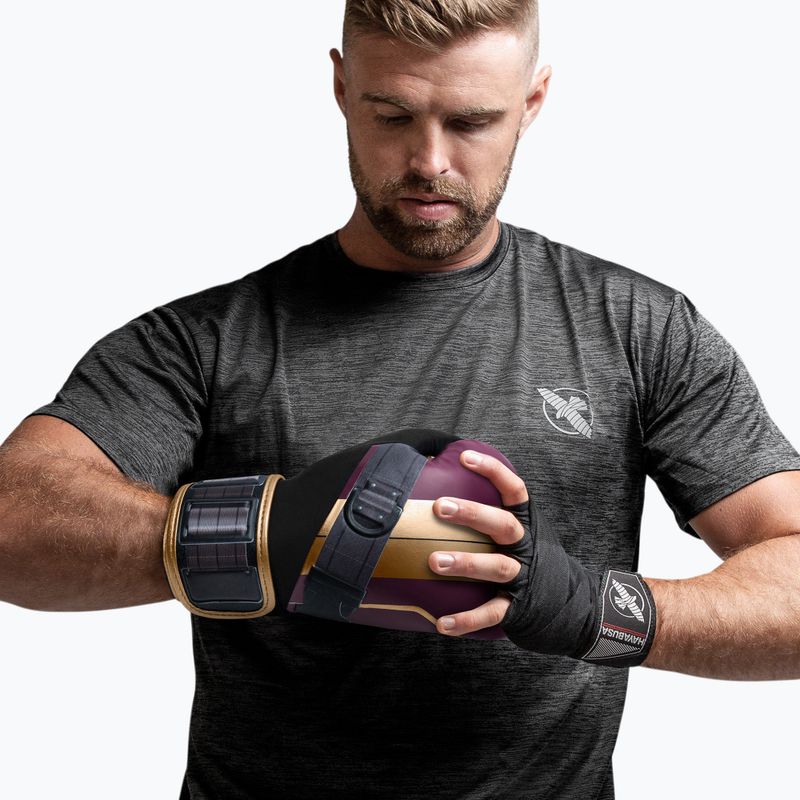 Guantoni da boxe Hayabusa Marvel's Batroc viola/oro 10