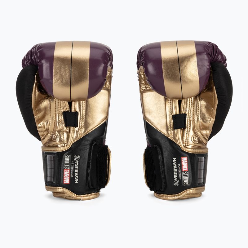 Guantoni da boxe Hayabusa Marvel's Batroc viola/oro 3