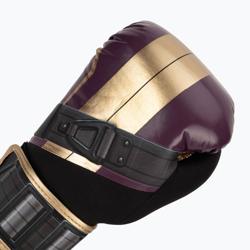 Guantoni da boxe Hayabusa Marvel's Batroc viola/oro 5