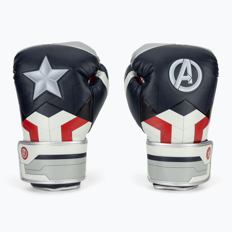 Guanti da boxe Hayabusa Marvel Captain America argento/blu 2
