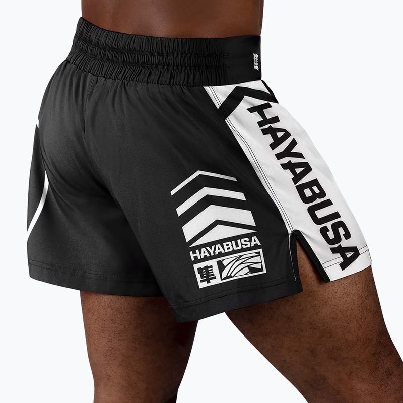 Pantaloncini da allenamento Hayabusa Icon Kickboxing da uomo, nero 2