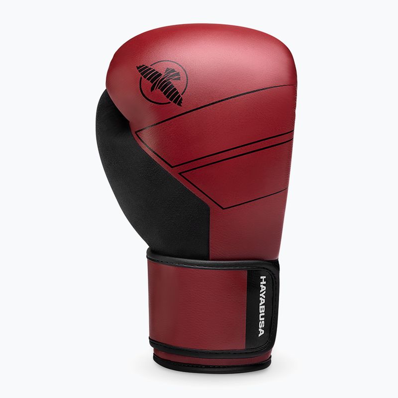 Guanti da boxe Hayabusa S4 in pelle rossa 2