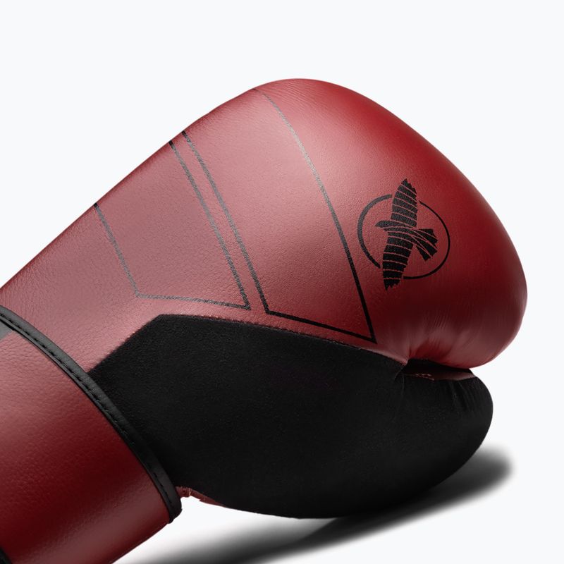 Guanti da boxe Hayabusa S4 in pelle rossa 4