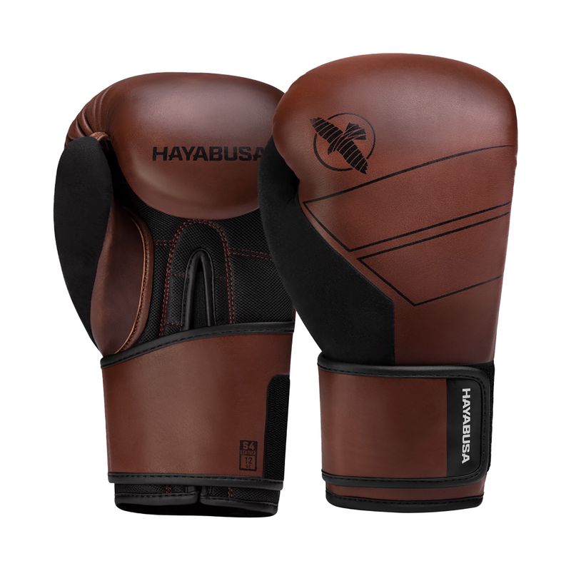 Guanti da boxe Hayabusa S4 in pelle marrone