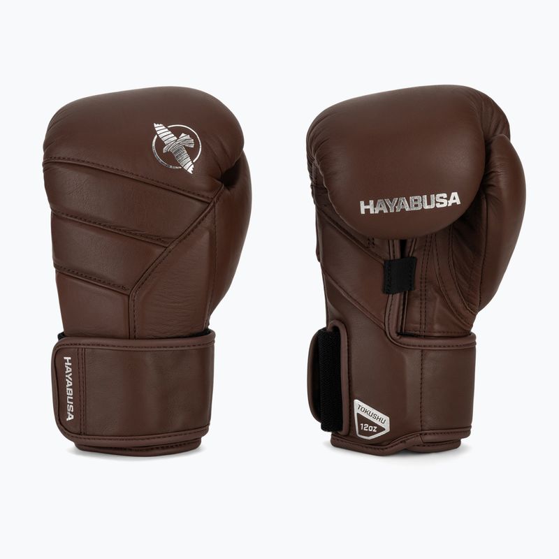 Guantoni da boxe Hayabusa T3 Kanpeki noce marrone