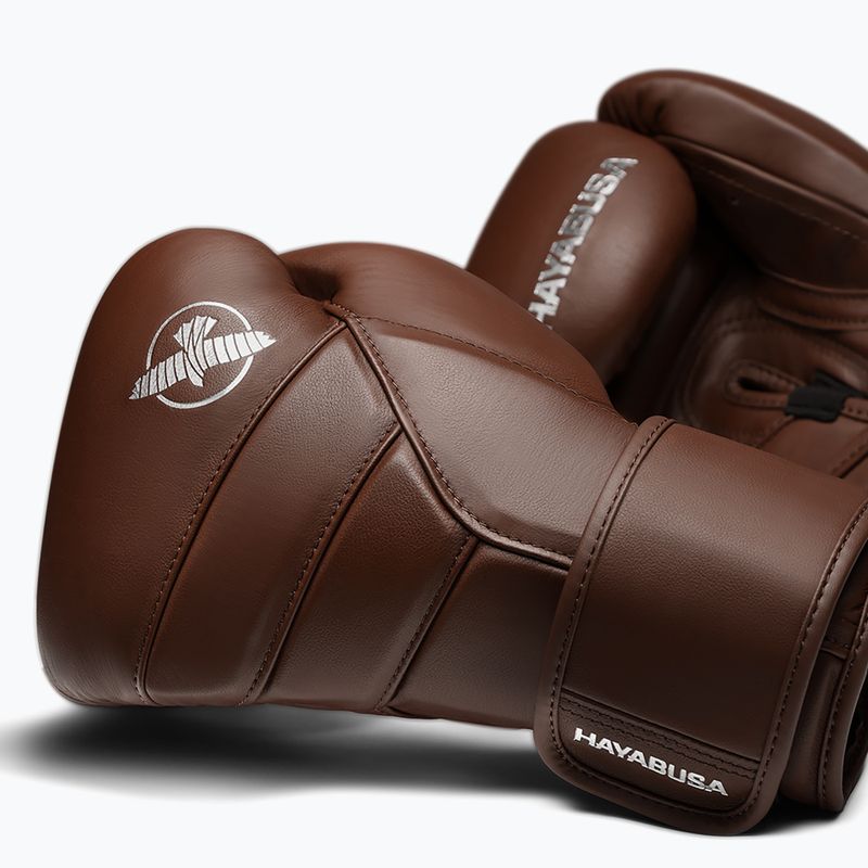 Guantoni da boxe Hayabusa T3 Kanpeki noce marrone 2