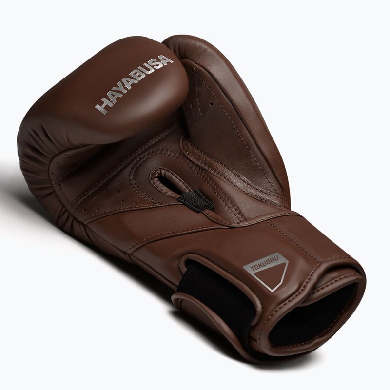 Guantoni da boxe Hayabusa T3 Kanpeki noce marrone 3