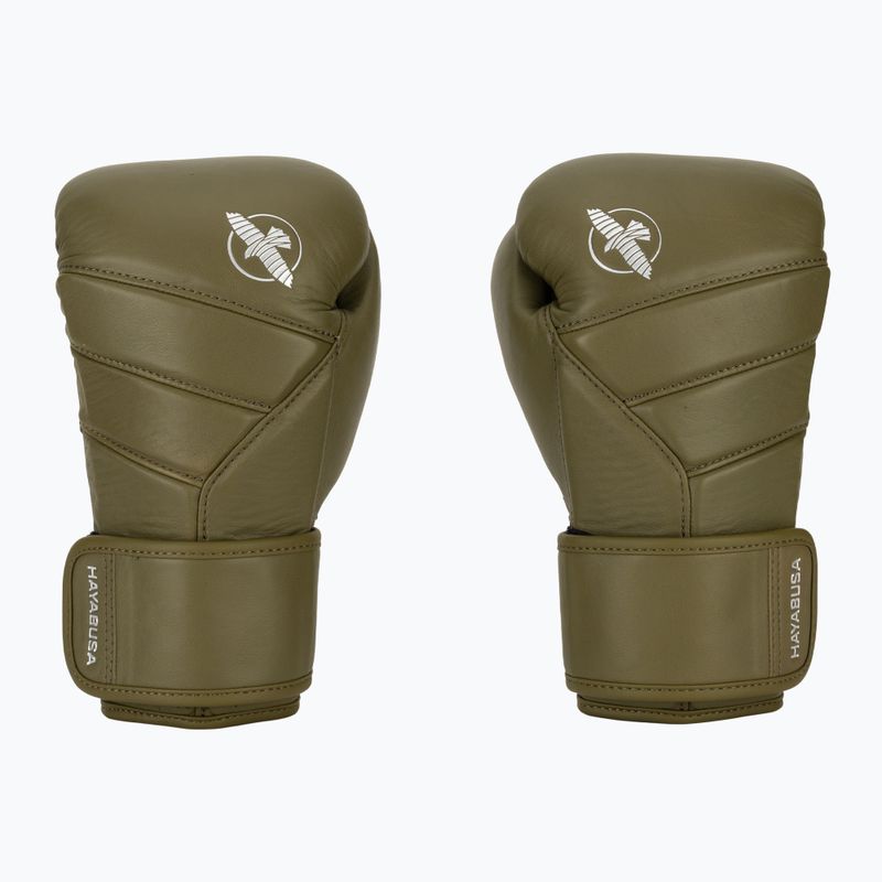 Guanti da boxe Hayabusa T3 Kanpeki verde oliva 2