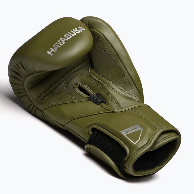 Guanti da boxe Hayabusa T3 Kanpeki verde oliva 3