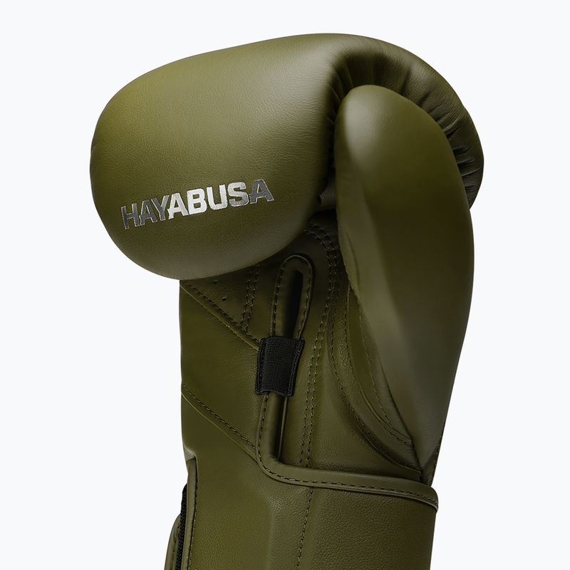 Guanti da boxe Hayabusa T3 Kanpeki verde oliva 4
