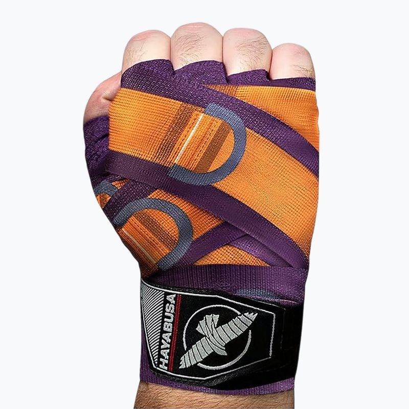 Hayabusa Marvel Hero Elite Hard 457 cm nero fasciato da boxe phanter 3