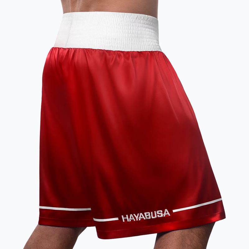 Pantaloncini da allenamento Hayabusa Pro Boxing rosso 3