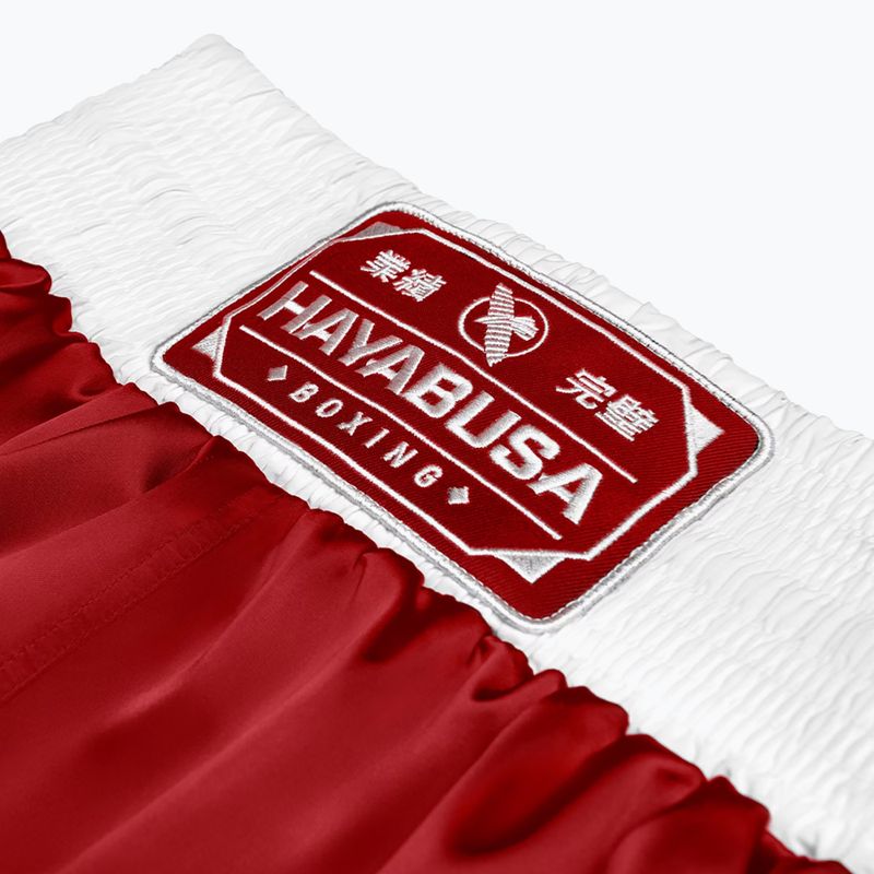 Pantaloncini da allenamento Hayabusa Pro Boxing rosso 5