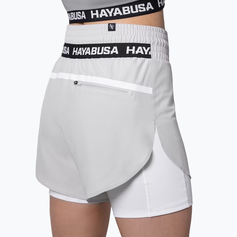 Pantaloncini da allenamento da donna Hayabusa Mid Rise Layered grey 3