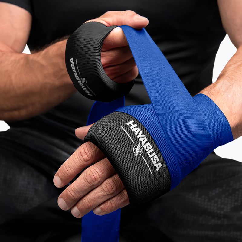 Para nocche da boxe Hayabusa nero 7
