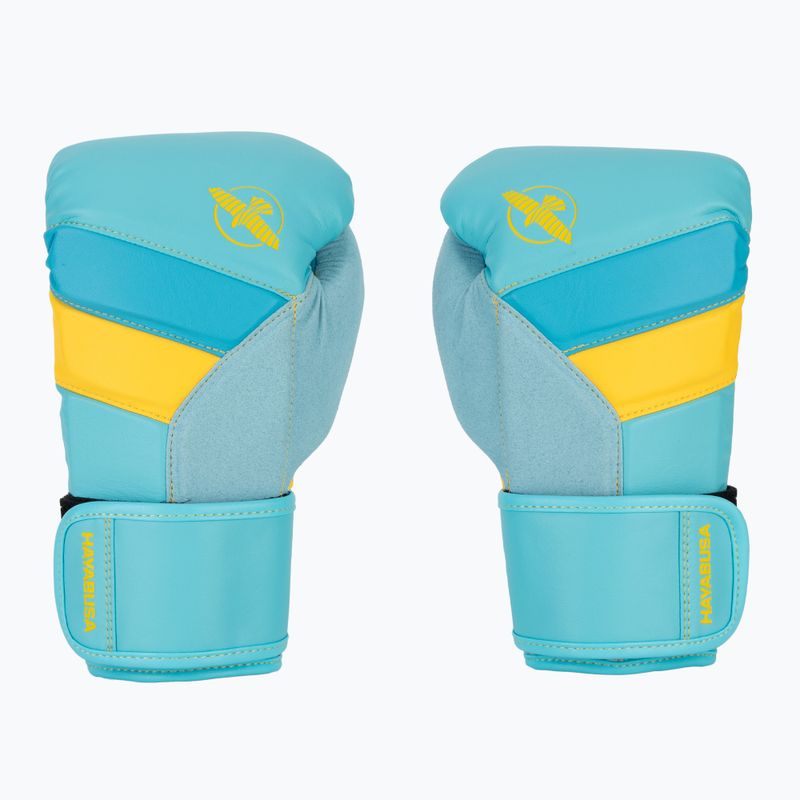 Guantoni da boxe Hayabusa T3 blu/giallo 2