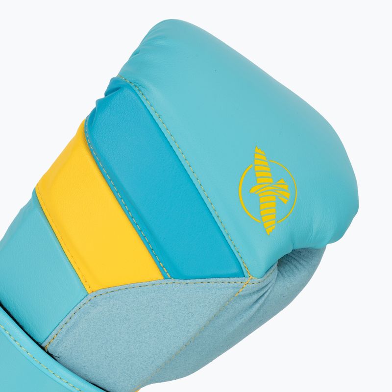 Guantoni da boxe Hayabusa T3 blu/giallo 5