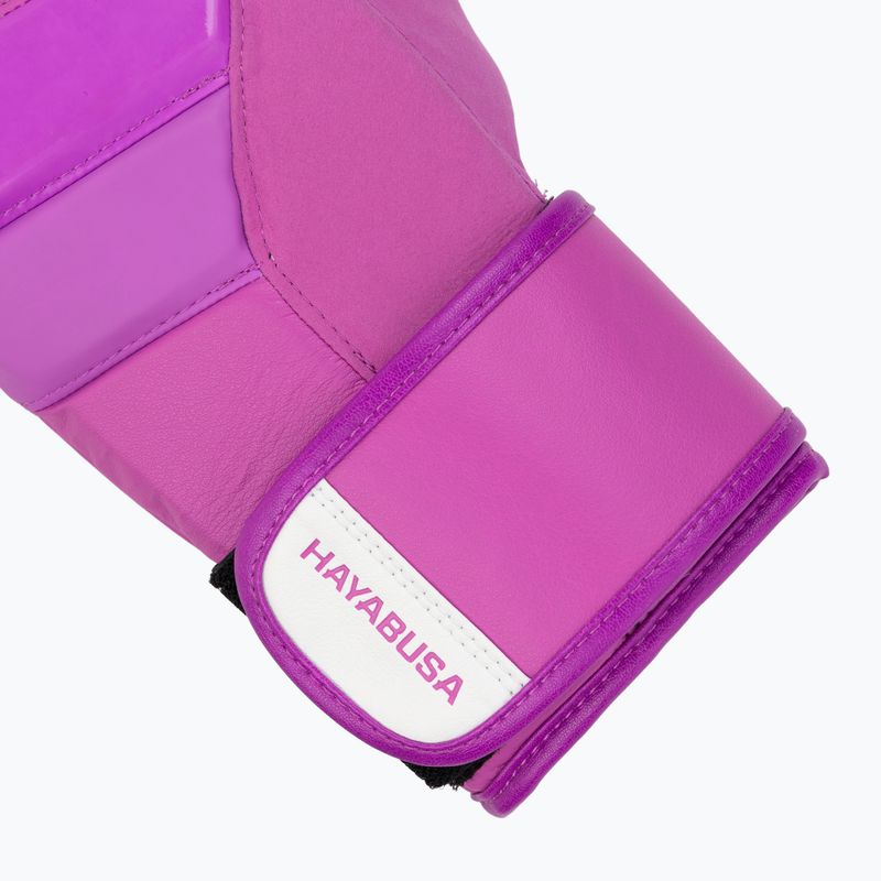 Hayabusa T3 Neon guantoni da boxe viola neon 6