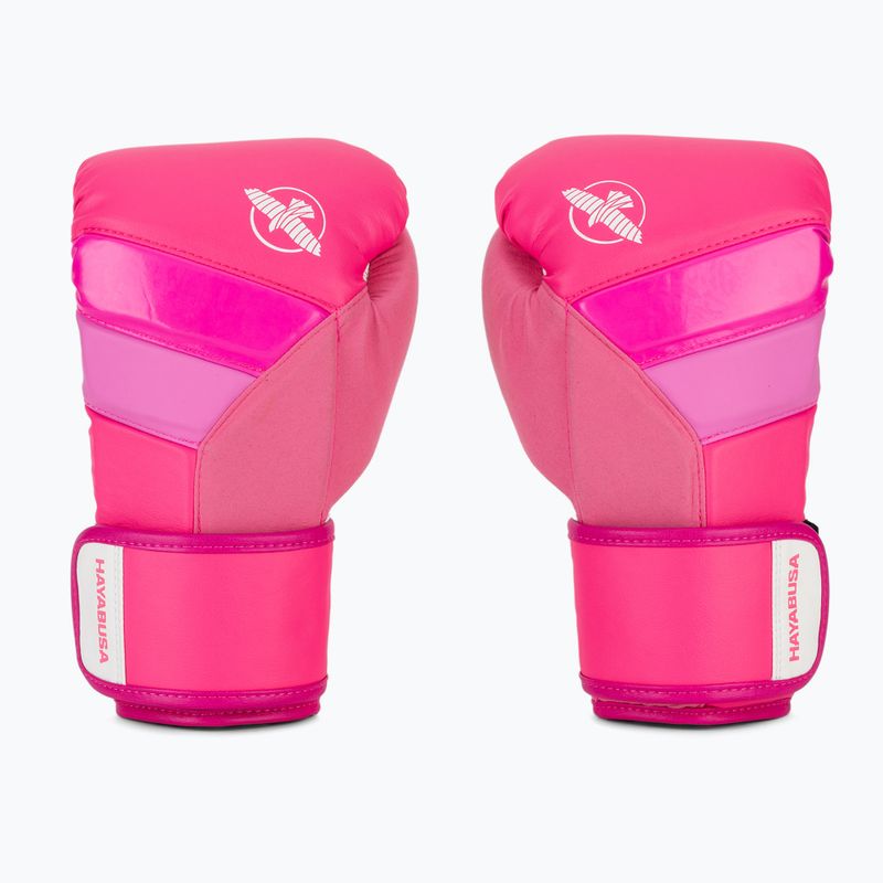 Hayabusa T3 Neon guantoni da boxe rosa neon 2