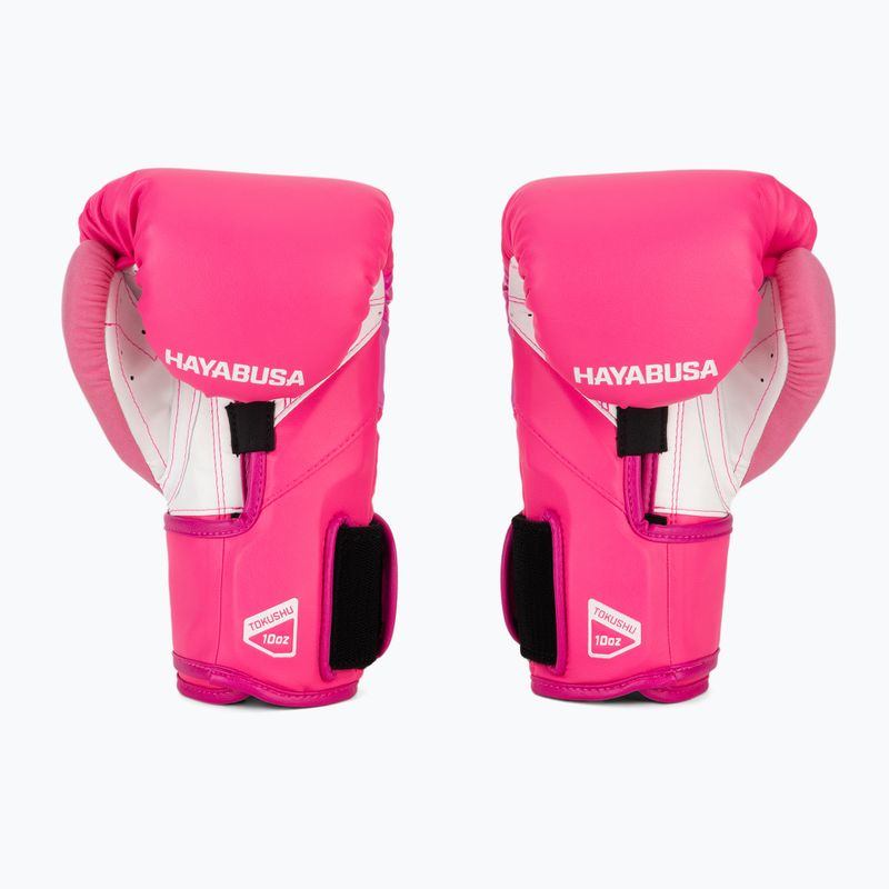 Hayabusa T3 Neon guantoni da boxe rosa neon 3