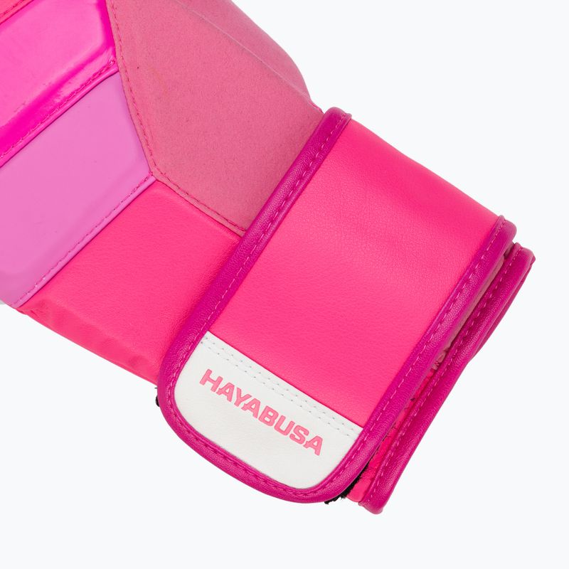 Hayabusa T3 Neon guantoni da boxe rosa neon 6