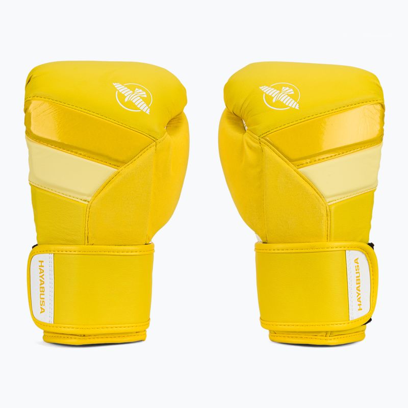 Hayabusa T3 Neon guanti da boxe giallo neon 2