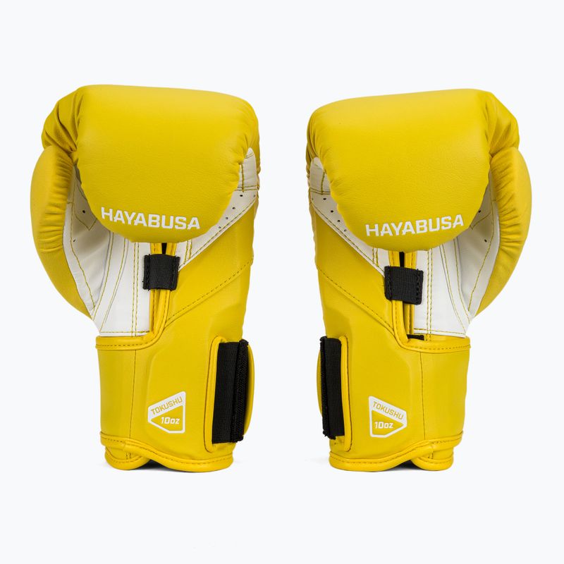 Hayabusa T3 Neon guanti da boxe giallo neon 3