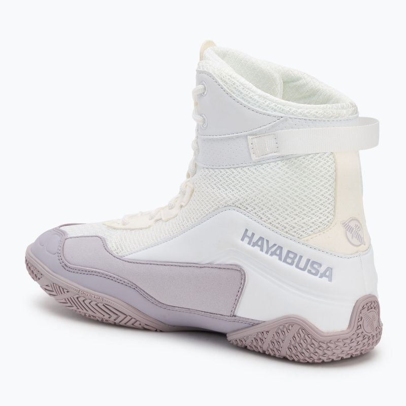 Scarpe da boxe Hayabusa Talon bianco/lavanda 3