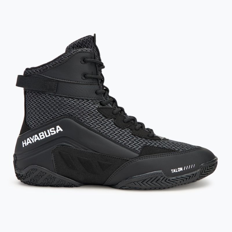 Scarpe da boxe Hayabusa Talon Boxe uomo nero 2