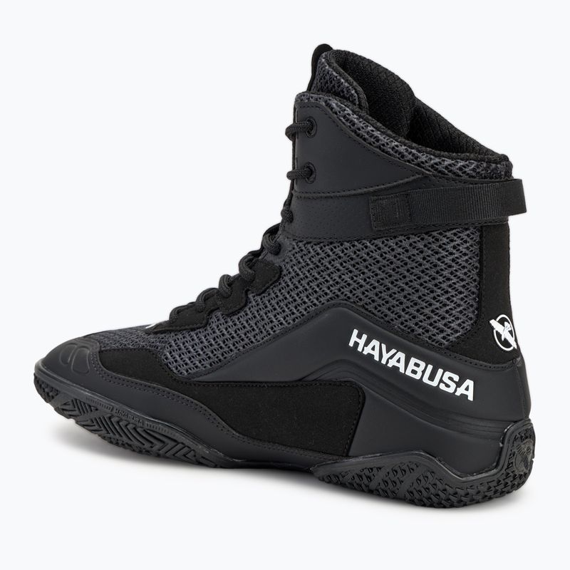 Scarpe da boxe Hayabusa Talon Boxe uomo nero 3