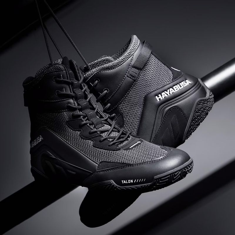 Scarpe da boxe Hayabusa Talon Boxe uomo nero 11