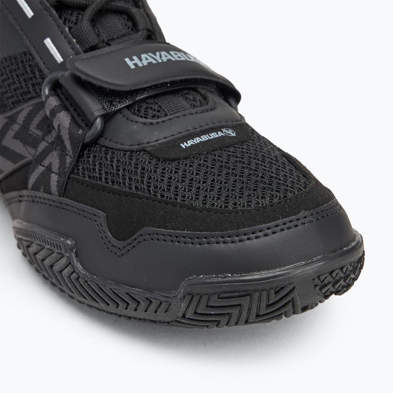 Scarpe da boxe Hayabusa Strike Boxing uomo nero 7