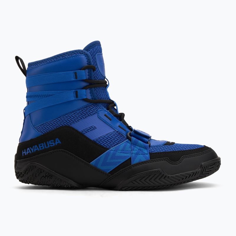 Scarpe da boxe uomo Hayabusa Strike Boxing blue 2