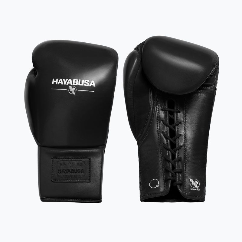 Guantoni da boxe Hayabusa Pro Traditional Horse Hair Lace-Up black