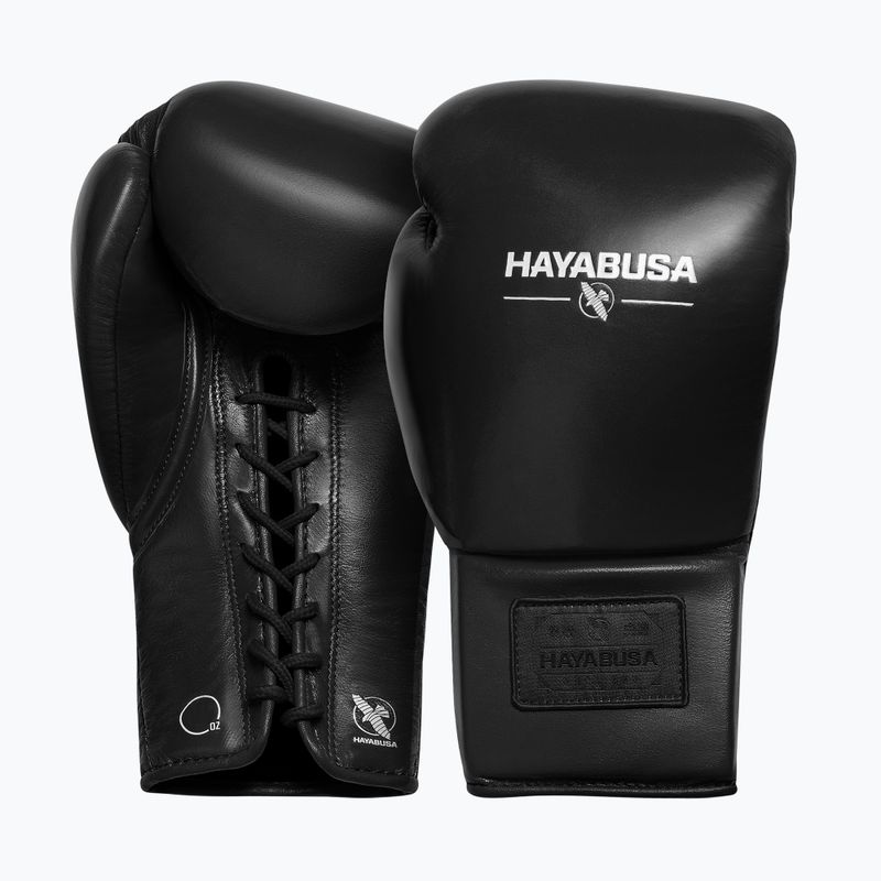 Guantoni da boxe Hayabusa Pro Traditional Horse Hair Lace-Up black 2