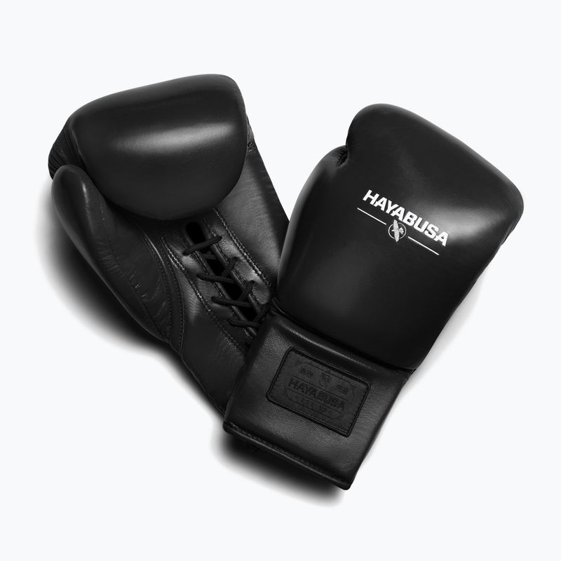 Guantoni da boxe Hayabusa Pro Traditional Horse Hair Lace-Up black 3