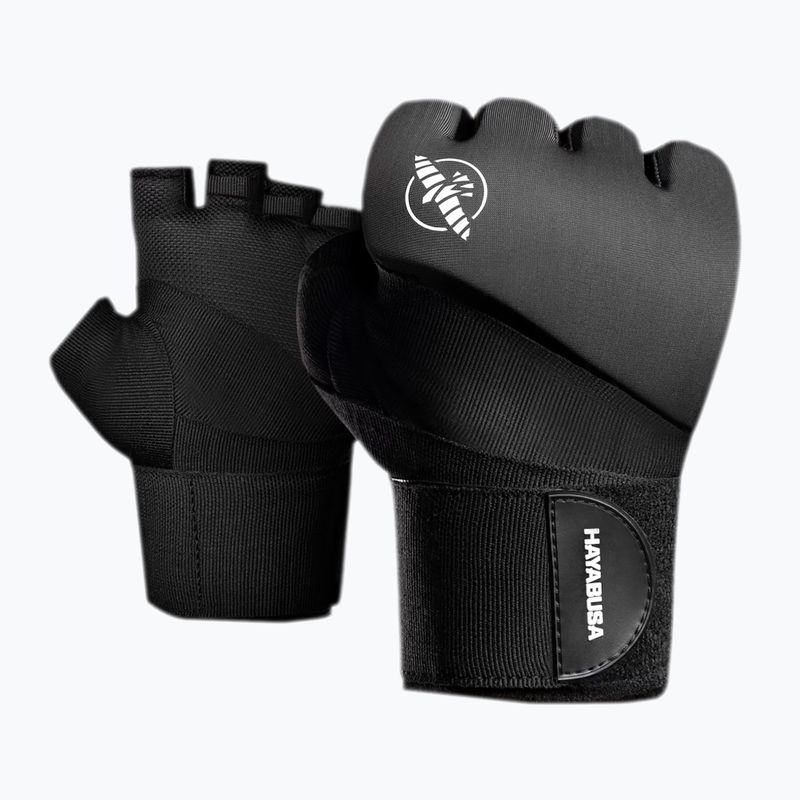 Guanti da presa Hayabusa Elite Quick Wraps, neri