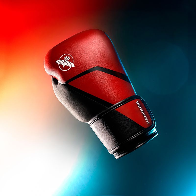 Guantoni da boxe Hayabusa E1 Boxing red/black 11