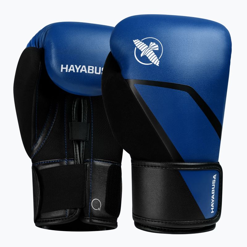Guantoni da boxe Hayabusa E1 Boxing blue/black 2