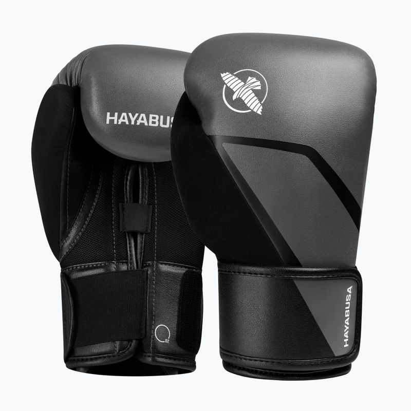 Guantoni da boxe Hayabusa E1 Boxing grey/black 2
